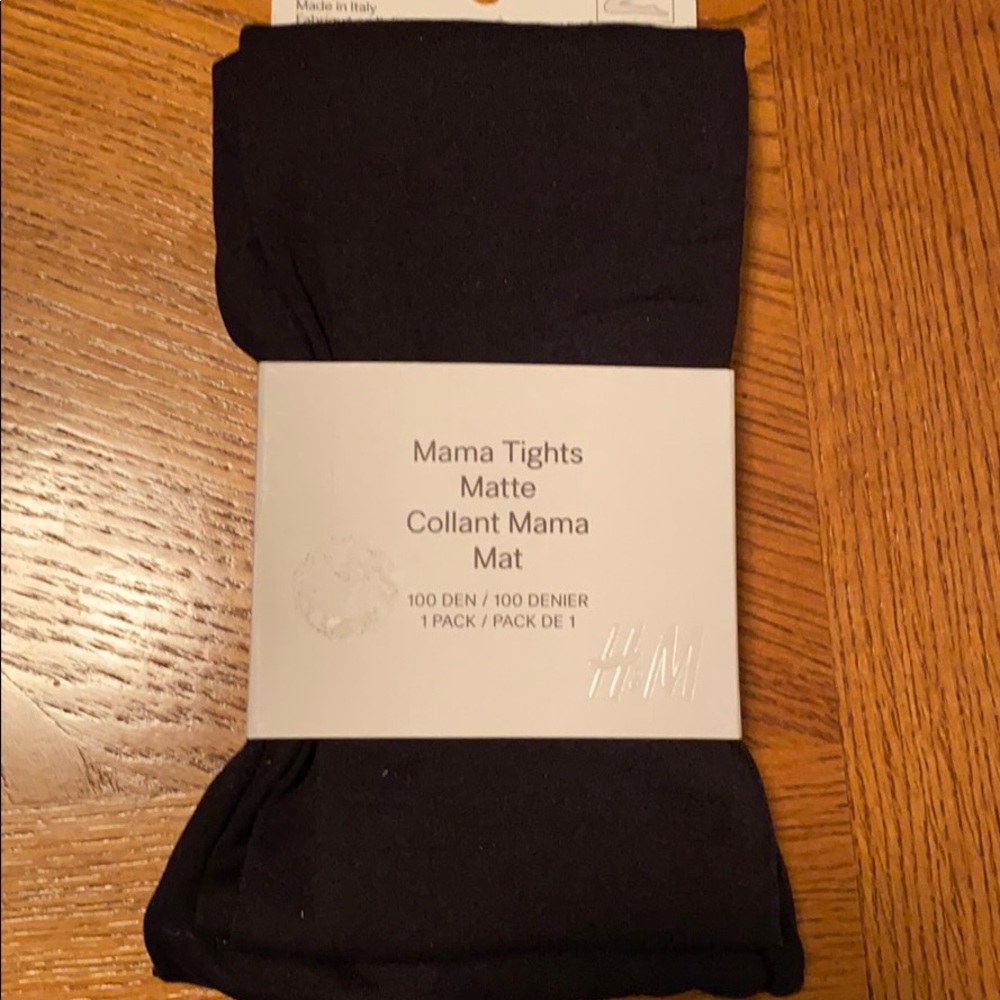 NWT H&M Mama pregnancy/maternity tights. - Picture 3 of 6
